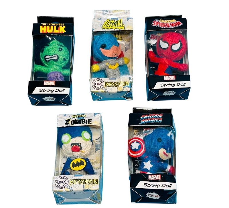Photo 1 of 195063…5 comic string dolls and keychains 