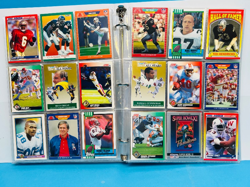 Photo 1 of 195065…final sale no returns/refunds-360 mixed football cards in binder 