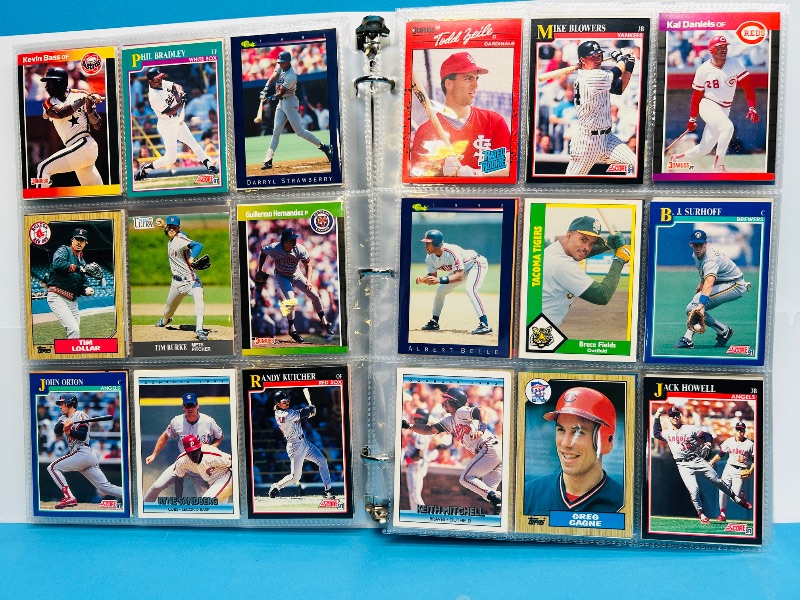 Photo 1 of 195066… final sale no returns/refunds-360 mixed baseball cards in binder 