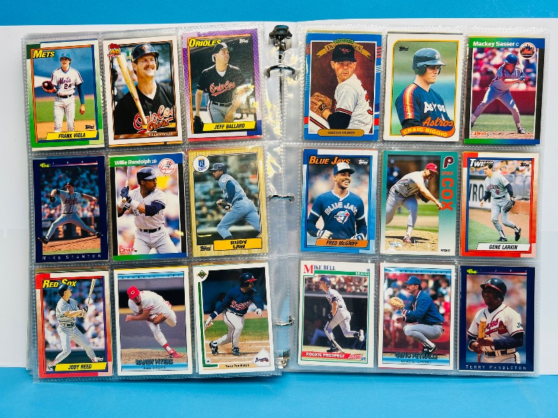 Photo 1 of 195066… final sale no returns/refunds-360 mixed baseball cards in binder 