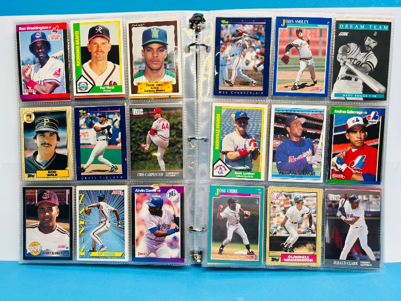 Photo 1 of 195066… final sale no returns/refunds-360 mixed baseball cards in binder 