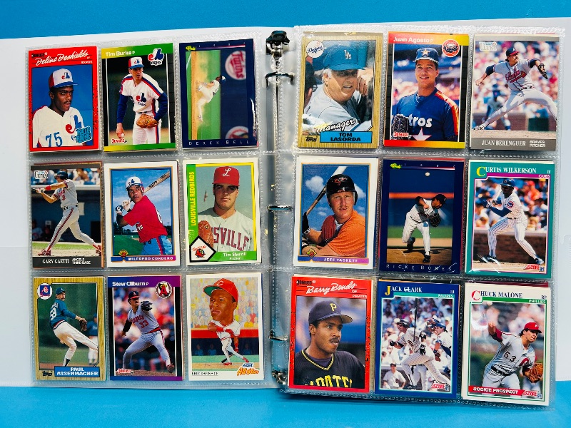 Photo 1 of 195066… final sale no returns/refunds-360 mixed baseball cards in binder 
