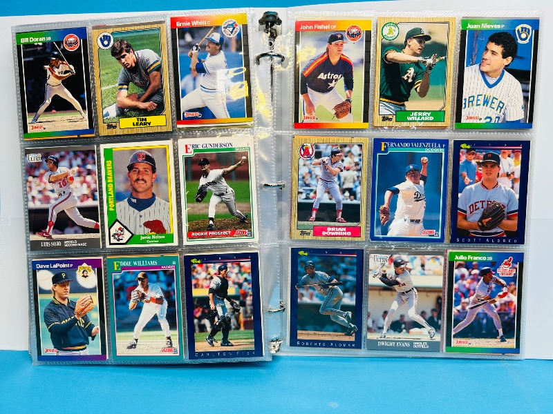Photo 1 of 195066… final sale no returns/refunds-360 mixed baseball cards in binder 