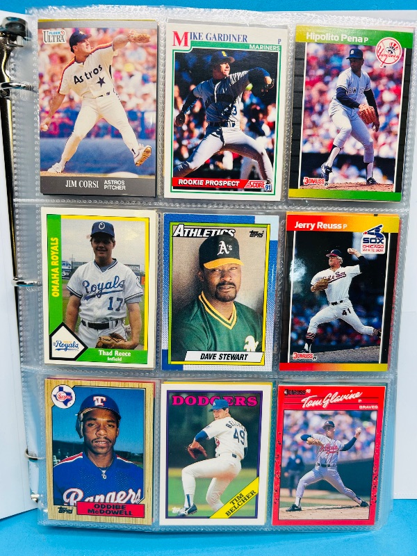 Photo 1 of 195066… final sale no returns/refunds-360 mixed baseball cards in binder 