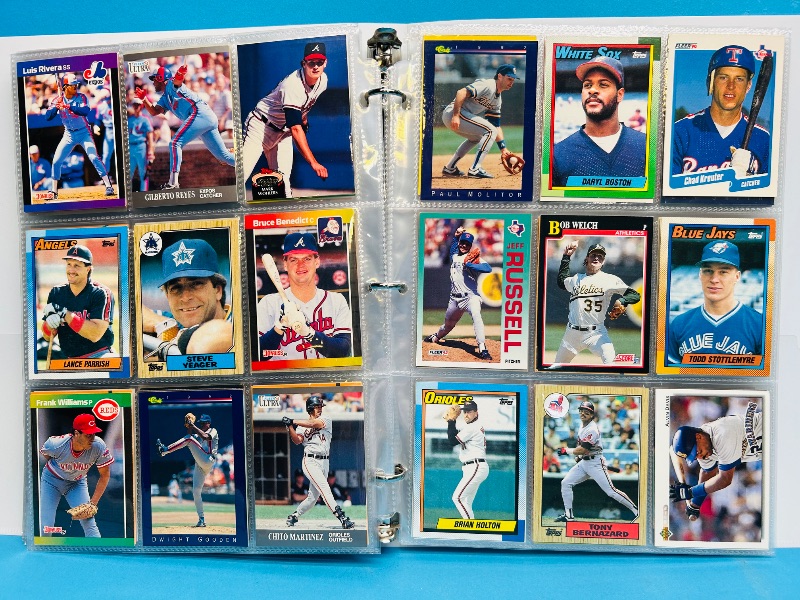 Photo 1 of 195066… final sale no returns/refunds-360 mixed baseball cards in binder 