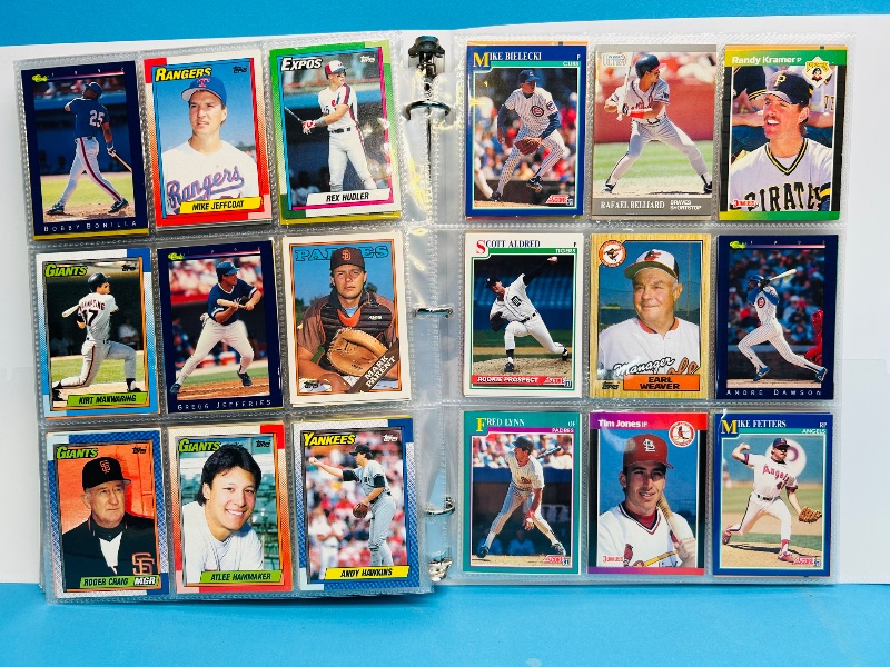 Photo 1 of 195066… final sale no returns/refunds-360 mixed baseball cards in binder 