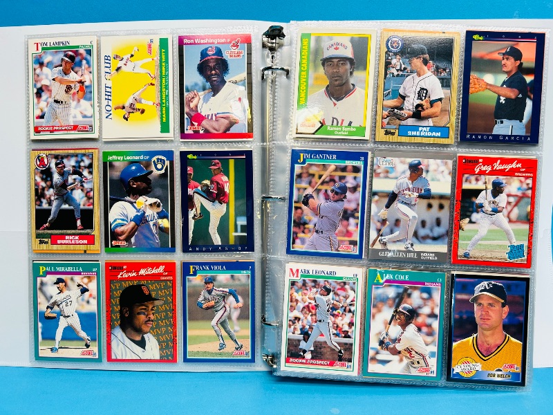 Photo 1 of 195066… final sale no returns/refunds-360 mixed baseball cards in binder 