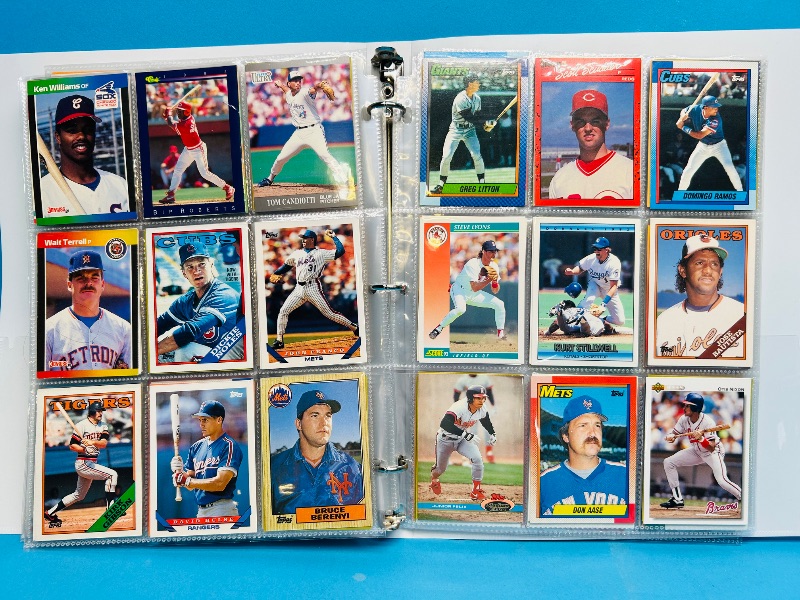 Photo 1 of 195067… final sale no returns/refunds-306 mixed baseball cards in binder 