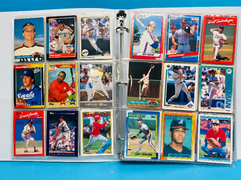 Photo 1 of 195067… final sale no returns/refunds-306 mixed baseball cards in binder 