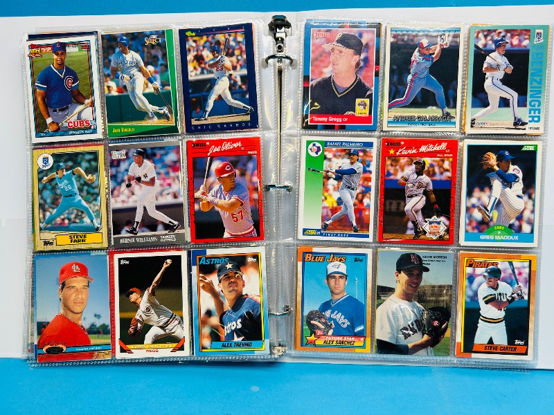 Photo 1 of 195067… final sale no returns/refunds-306 mixed baseball cards in binder 