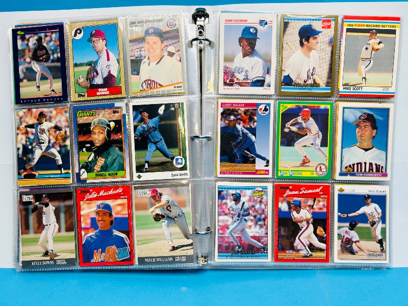 Photo 1 of 195067… final sale no returns/refunds-306 mixed baseball cards in binder 