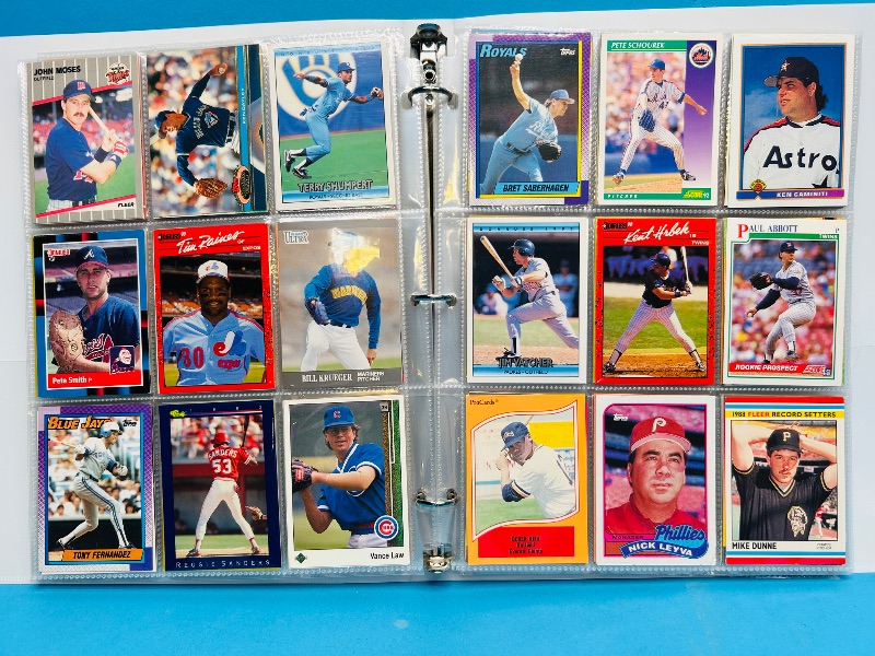 Photo 1 of 195067… final sale no returns/refunds-306 mixed baseball cards in binder 