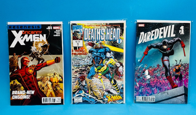 Photo 1 of 195075…3 comics all #1’s in plastic sleeves 