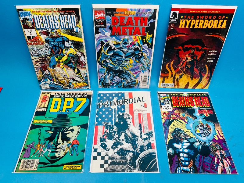 Photo 1 of 195078…6 comics all #1’s in plastic sleeves 