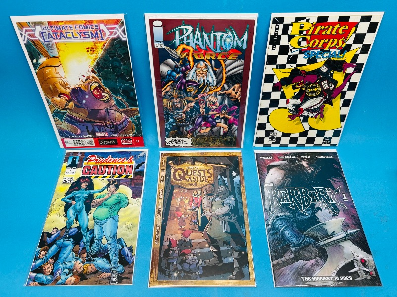 Photo 1 of 195079…6 comics all #1’s in plastic sleeves 