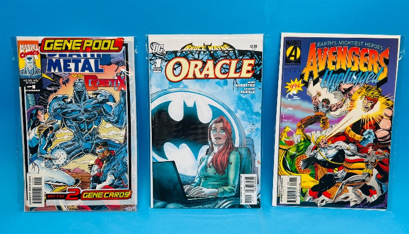 Photo 1 of 195081…3 comics all #1’s in plastic sleeves 