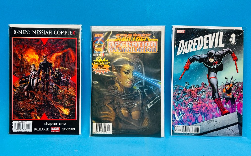 Photo 1 of 195082…3 comics all #1’s in plastic sleeves 