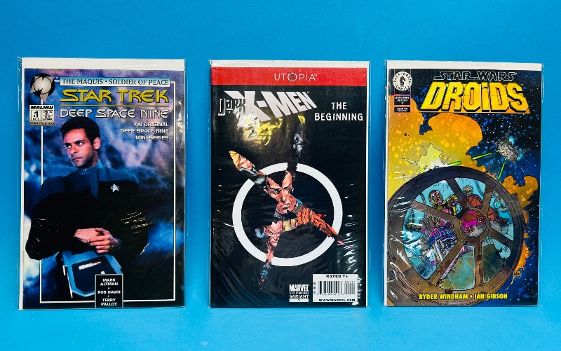 Photo 1 of 195083…3 comics all #1’s in plastic sleeves 