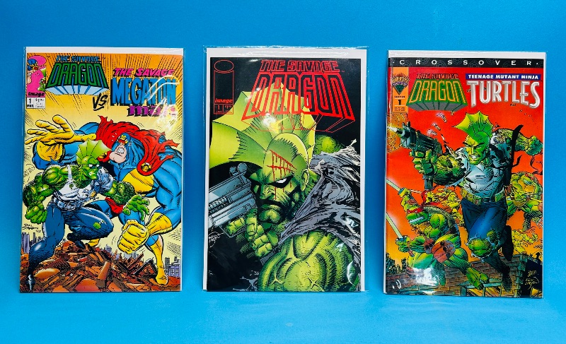 Photo 1 of 195085…3 comics all #1’s in plastic sleeves 