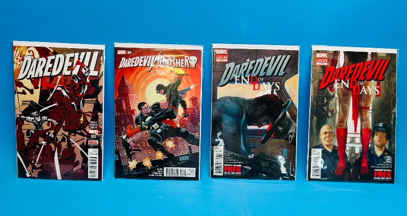 Photo 1 of 195093…4 daredevil  comics in plastic sleeves 
