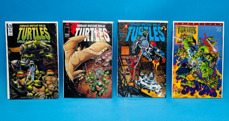 Photo 1 of 195094… 4 teenage Mutant Ninja Turtles comics in plastic sleeves 