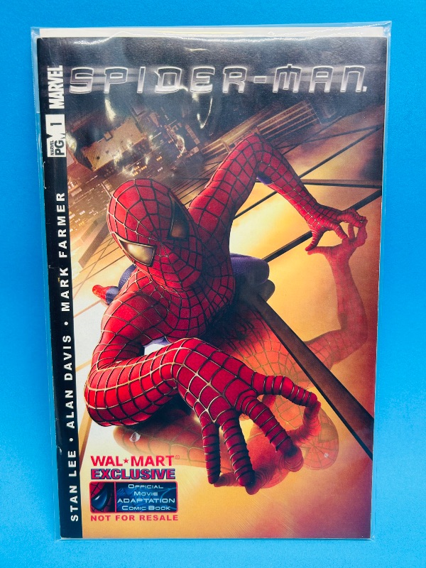 Photo 1 of 195116…Spider-Man #1 Walmart exclusive  comic in plastic sleeve