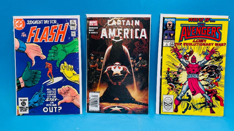 Photo 1 of 195117…3 older  comics in plastic sleeves 