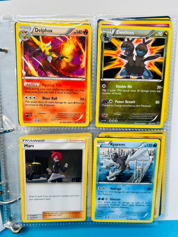 Photo 1 of 195119…final sale no returns/refunds- 160 mix d Pokemon cards in binder