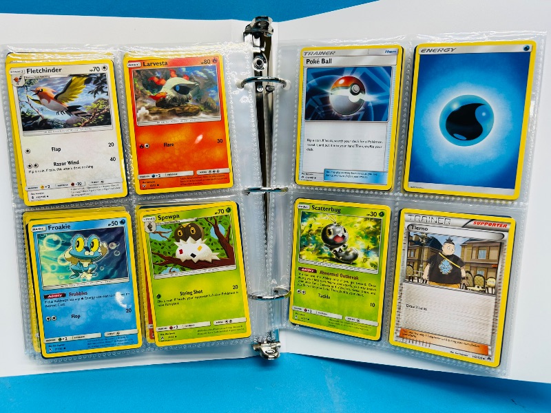 Photo 1 of 195119…final sale no returns/refunds- 160 mix d Pokemon cards in binder
