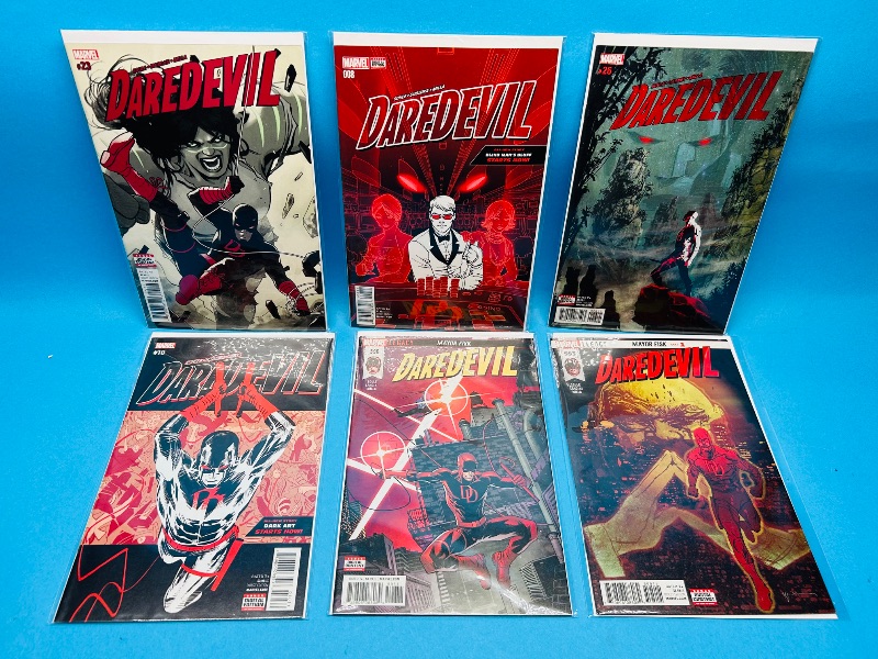Photo 1 of 195140…6 daredevil comics in plastic sleeves 