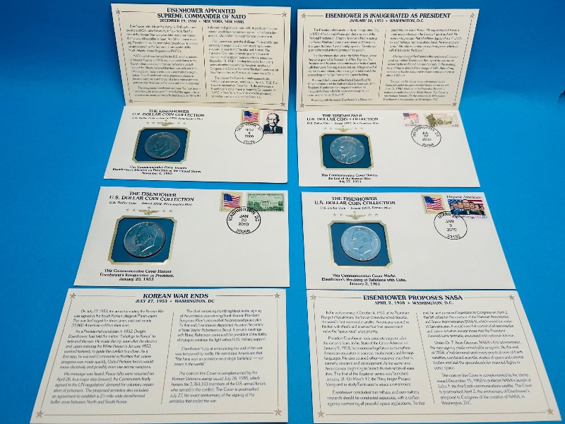 Photo 1 of 195149…4 Eisenhower dollar coin sets
