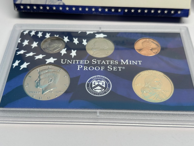 Photo 1 of 195156…2002 US mint proof set and quarters with COA