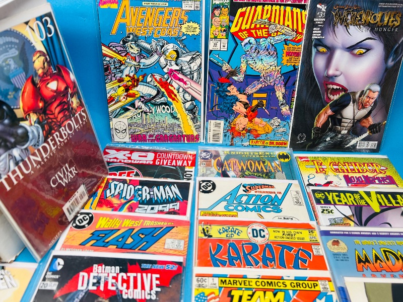 Photo 1 of 195165…final sale no returns/refunds-110+ comics in plastic sleeves in box