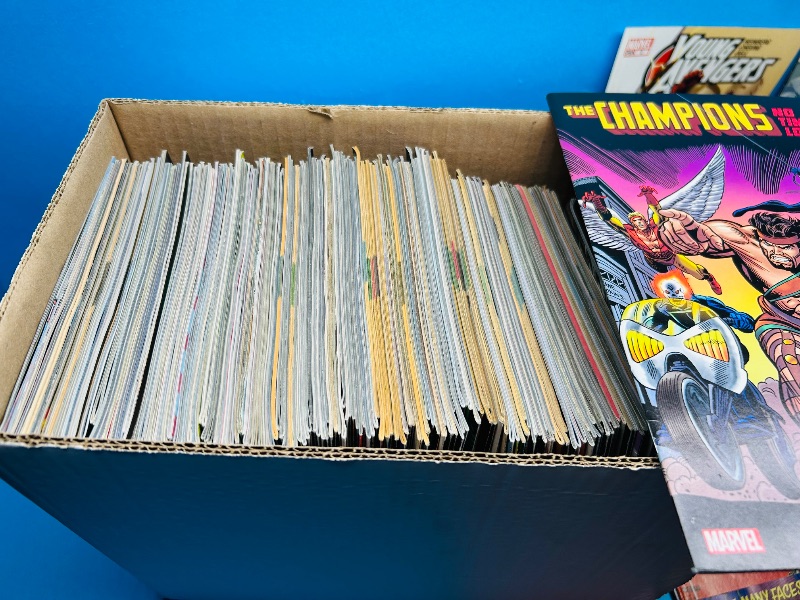 Photo 1 of 195167… final sale no returns/refunds-200+ unsleeved comics in box