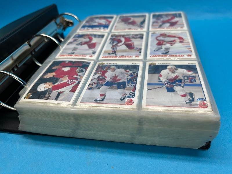 Photo 1 of 195169…final sale no refunds/returns- complete 700 hockey card set in binder