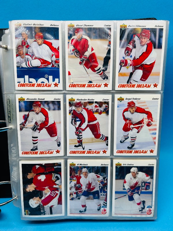 Photo 1 of 195169…final sale no refunds/returns- complete 700 hockey card set in binder