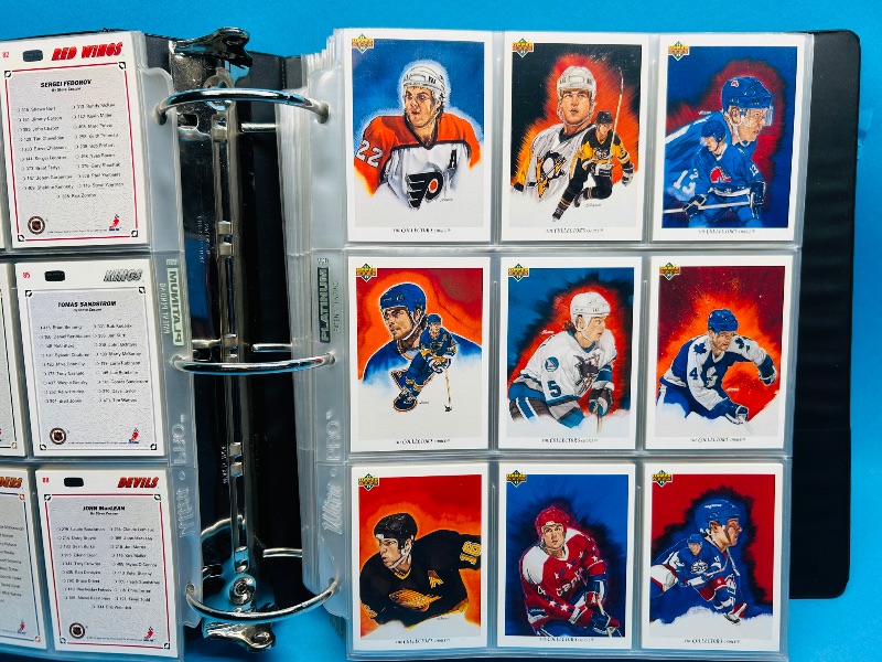 Photo 1 of 195169…final sale no refunds/returns- complete 700 hockey card set in binder