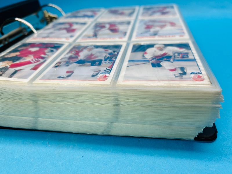 Photo 1 of 195169…final sale no refunds/returns- complete 700 hockey card set in binder