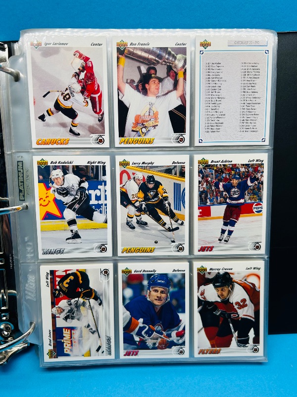 Photo 1 of 195169…final sale no refunds/returns- complete 700 hockey card set in binder