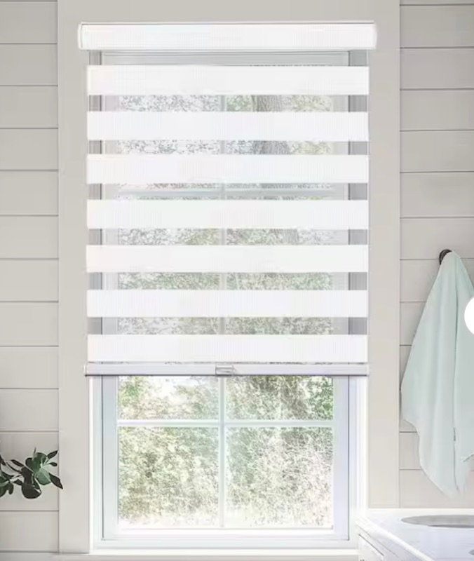 Photo 1 of 195172… light filtering zebra rolling window shade 22 x 72”