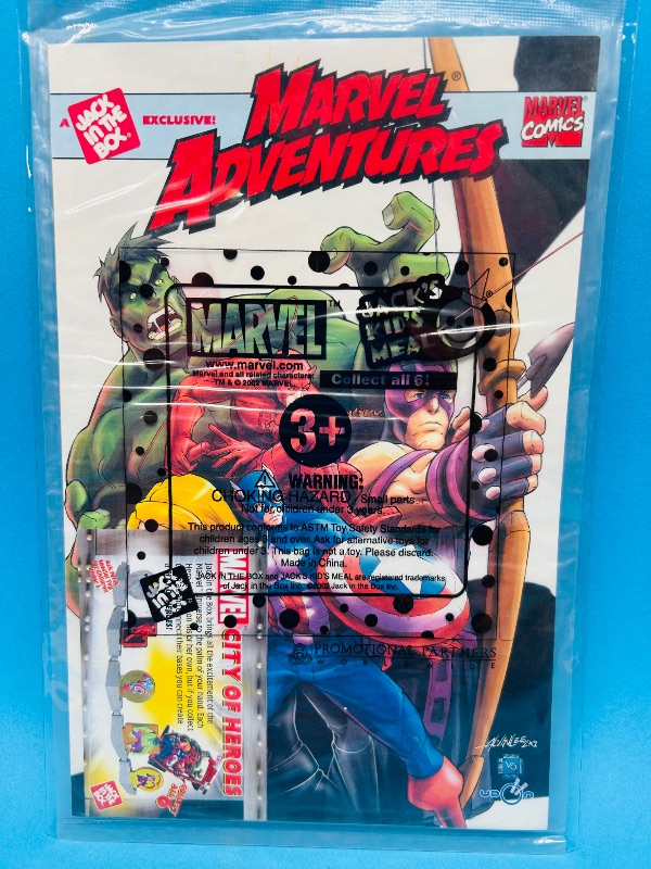 Photo 1 of 195184…sealed Jack in the box kids meal promo comic in plastic sleeve 