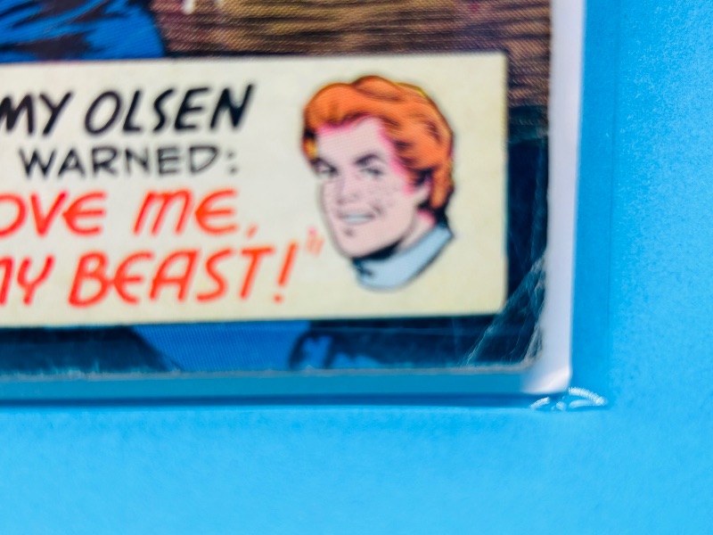 Photo 1 of 195193…vintage Superman family comic in plastic sleeve-wear from age
