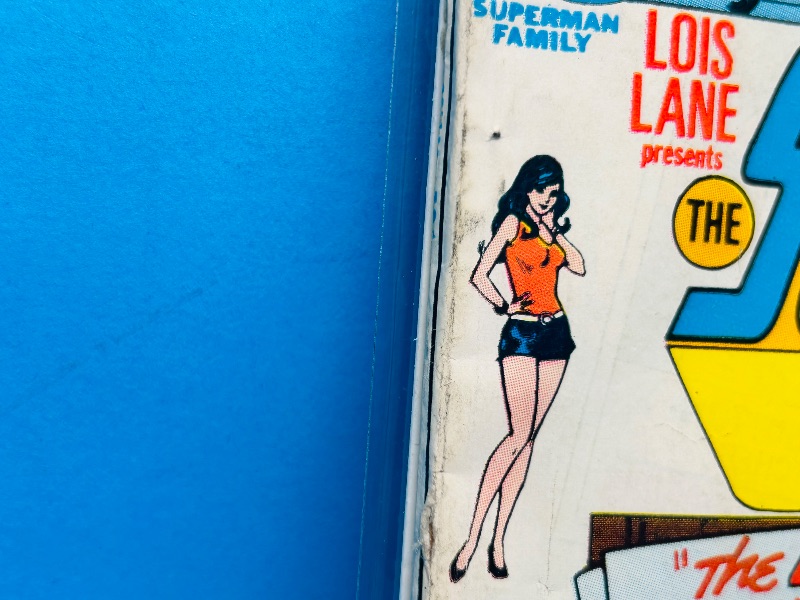 Photo 1 of 195193…vintage Superman family comic in plastic sleeve-wear from age