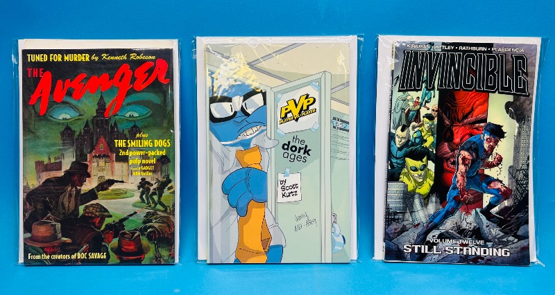 Photo 1 of 195212…3 comic novel softcovers in plastic sleeves 