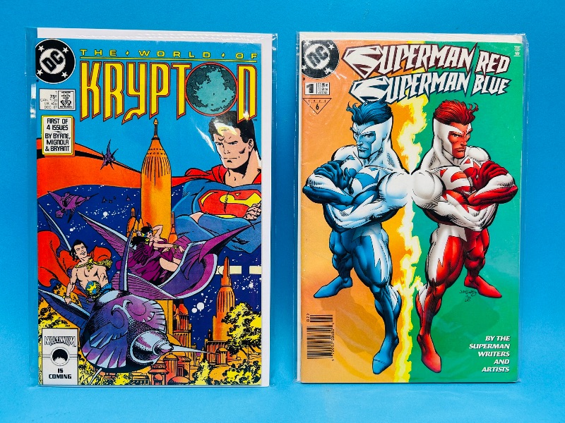Photo 1 of 195213…2 Superman #1 comics in plastic sleeves 
