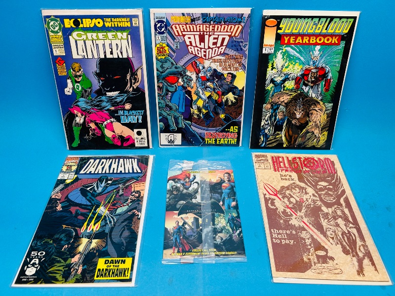 Photo 1 of 195216…6 comics all #1’s in plastic sleeves 
