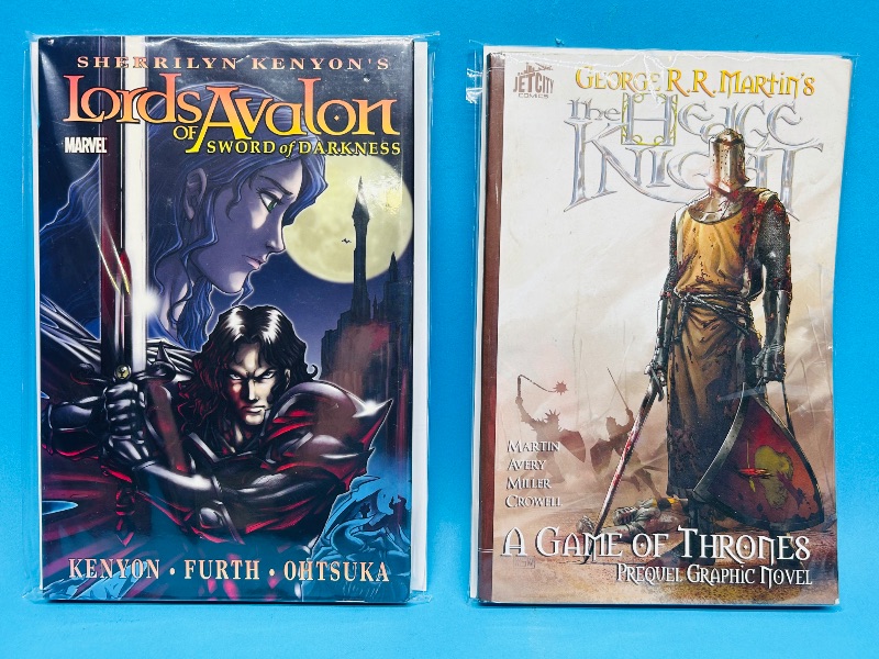 Photo 1 of 195217…2 comic novels-1 hardcover in plastic sleeves 