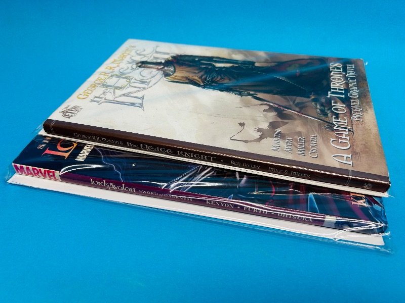 Photo 1 of 195217…2 comic novels-1 hardcover in plastic sleeves 