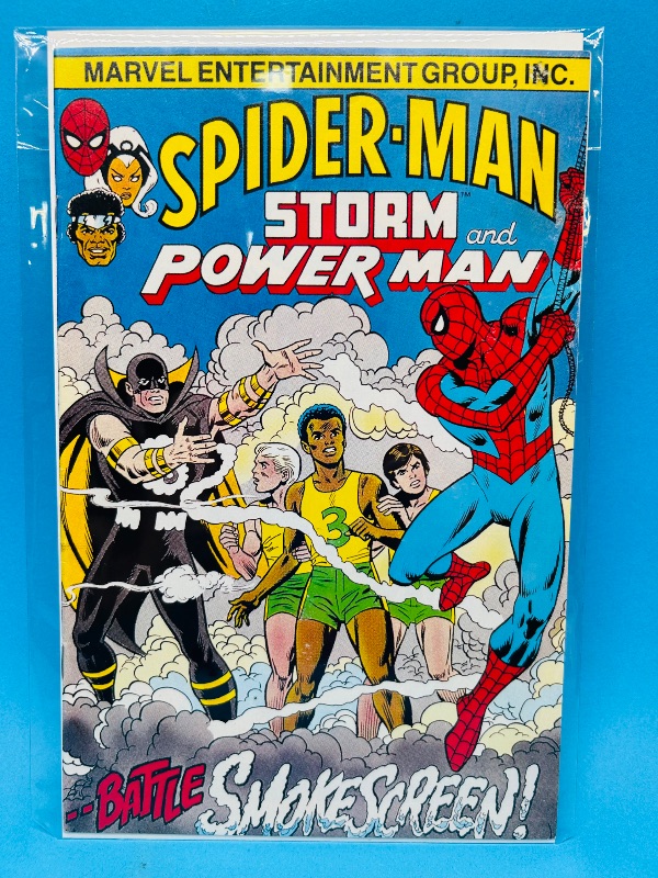Photo 1 of 195224…vintage Spider-Man anti-smoking promo comic in plastic sleeve 