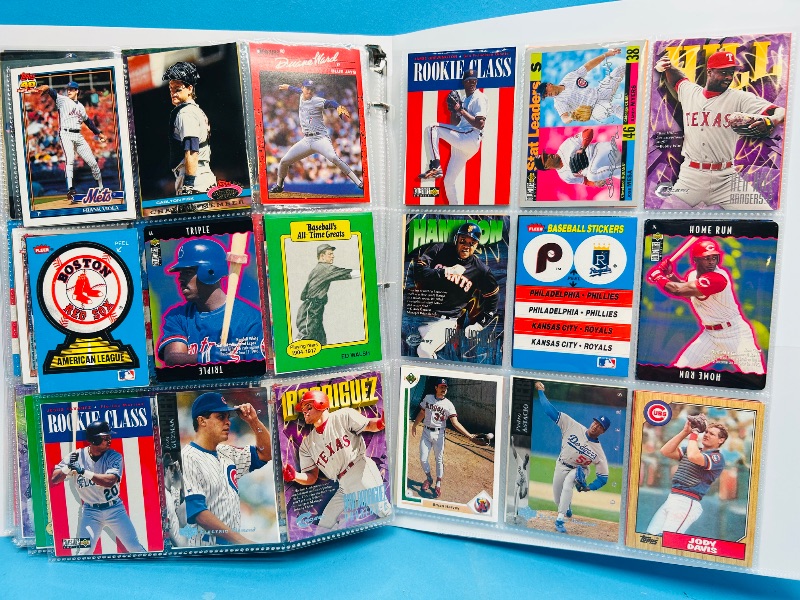 Photo 1 of 195234…final sale no returns/refunds-360 mixed baseball cards in binder 